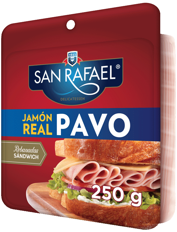 JAMÓN REAL DE PAVO REBANADAS SÁNDWICH 250 g