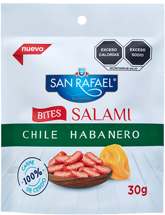 BITE SALAMI CHILE HABANERO 30G