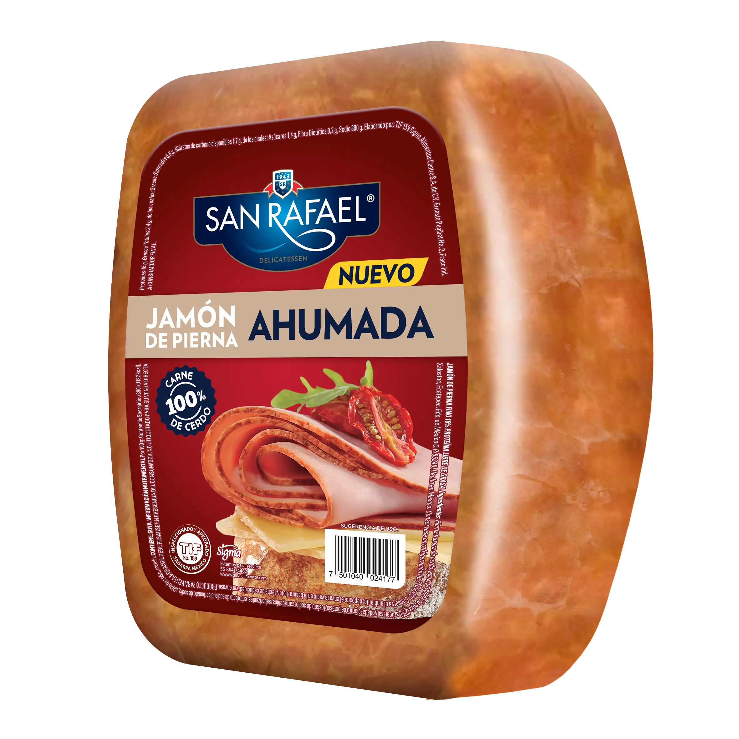 Jamón de pierna ahumada