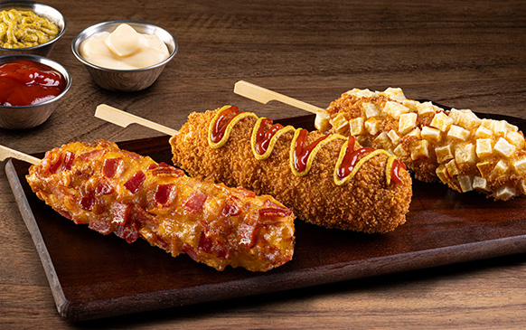 Brocheta de Corn Dogs